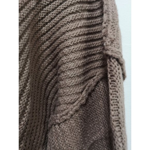 HOST PICK  New Raw Seams V-Neck Knit Pullover Sweater L - Picture 3 of 5